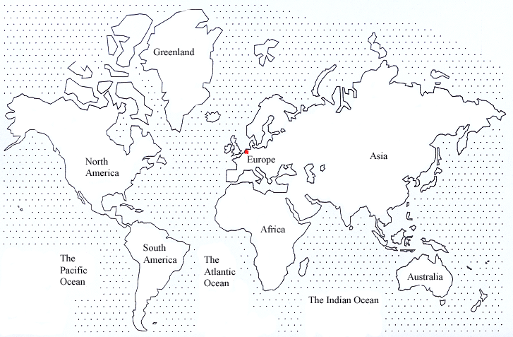 [Holland in the world map]