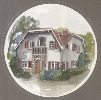 [a painting of a Dutch house]