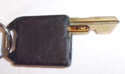 [a modern, hi-tech key]